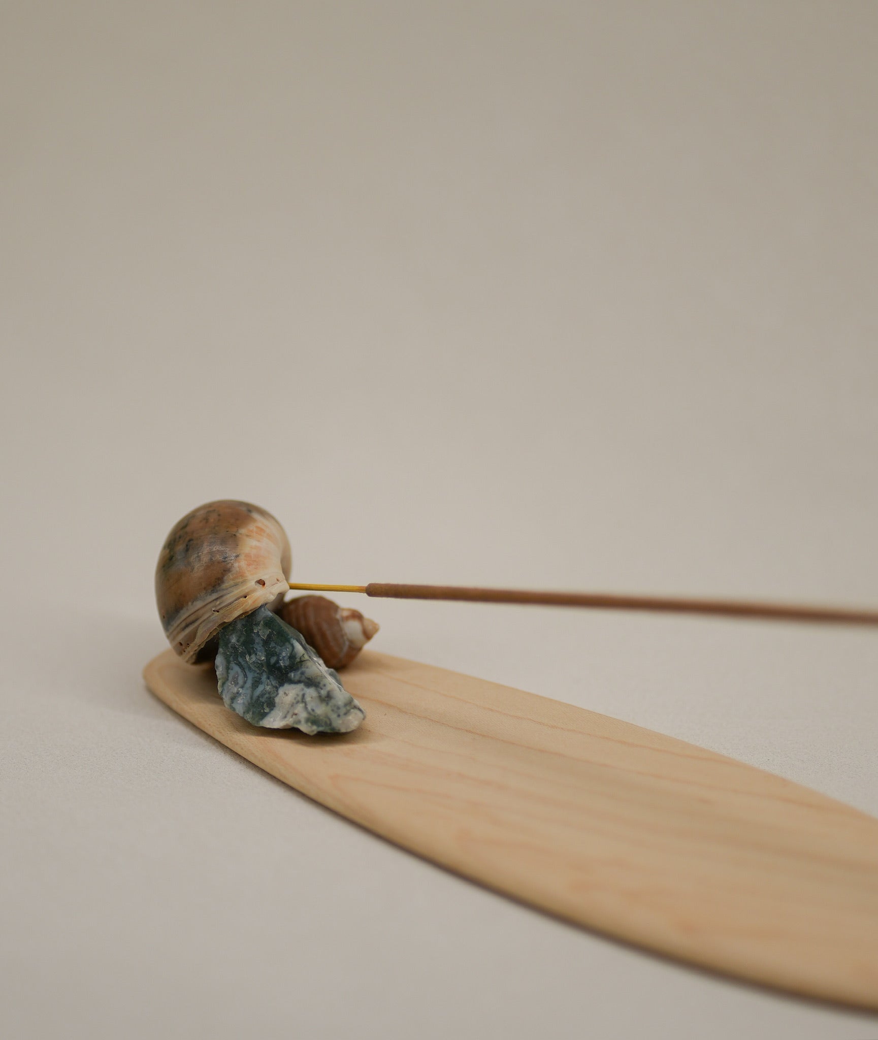 Shell Surfboard Incense Holder