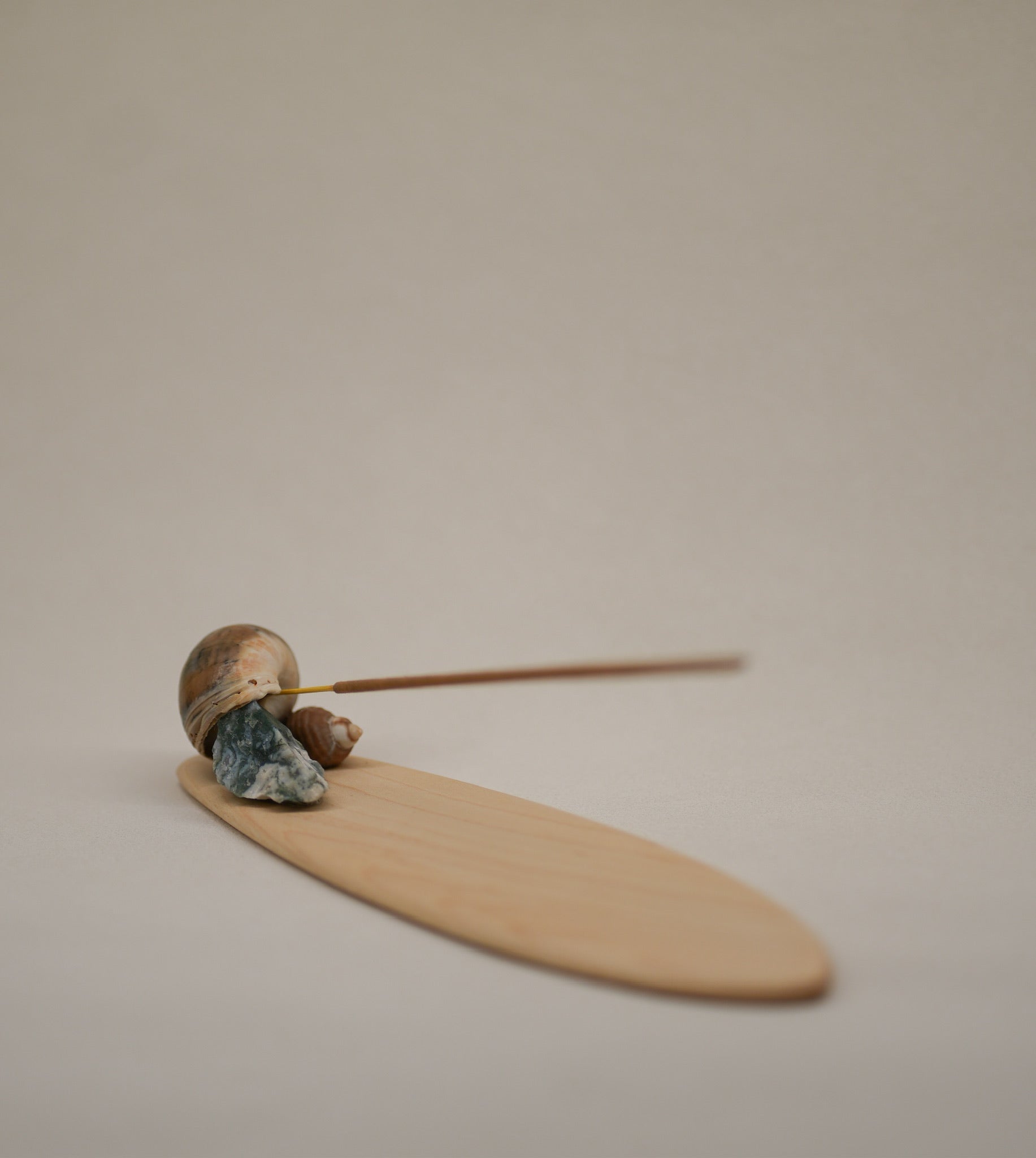 Shell Surfboard Incense Holder