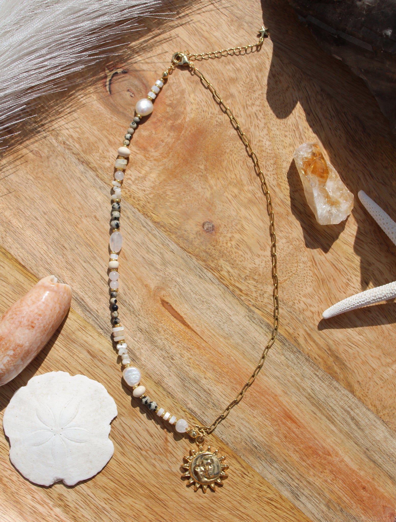 Golden Hour Charm Neckalce