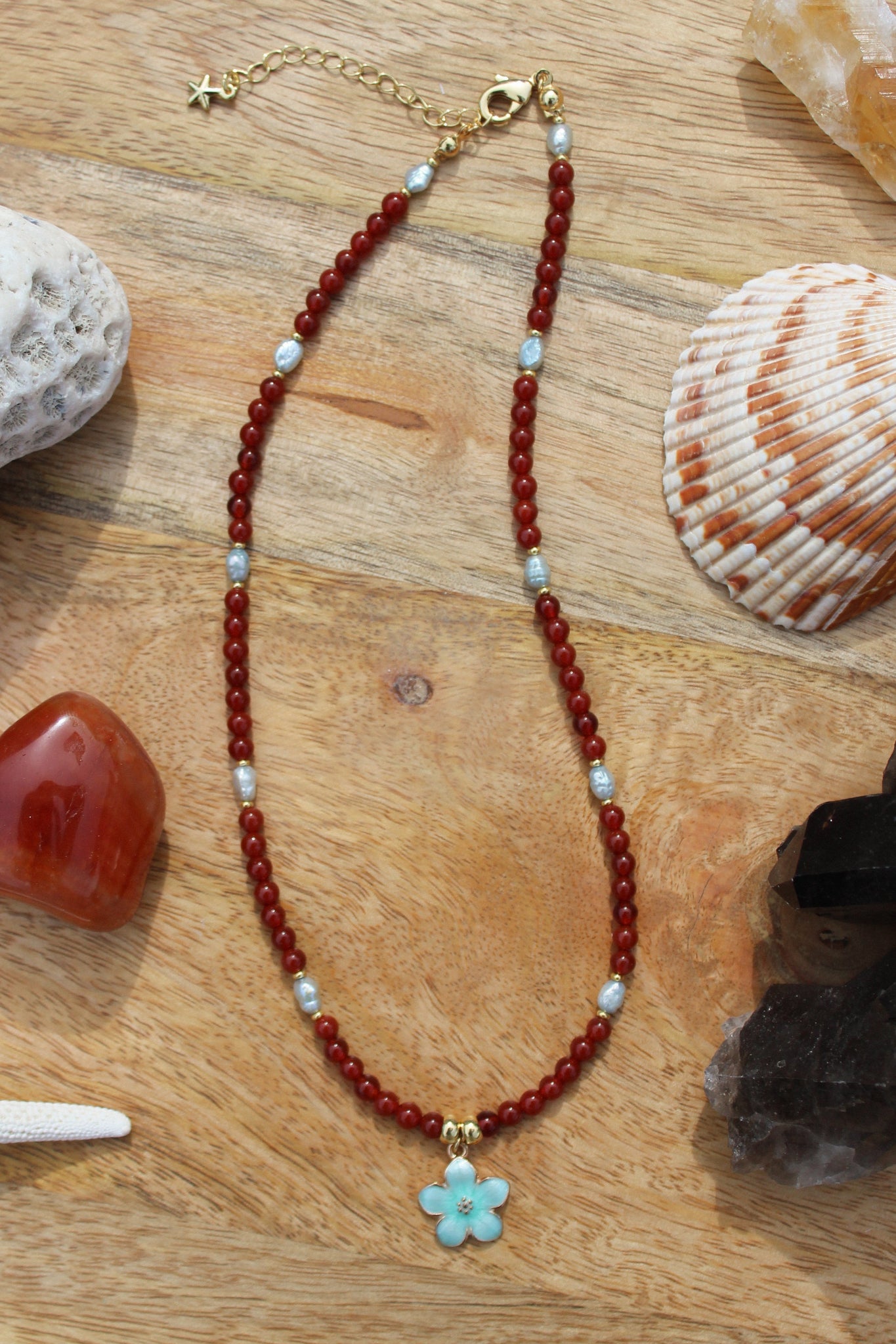 Flower Charm Necklace