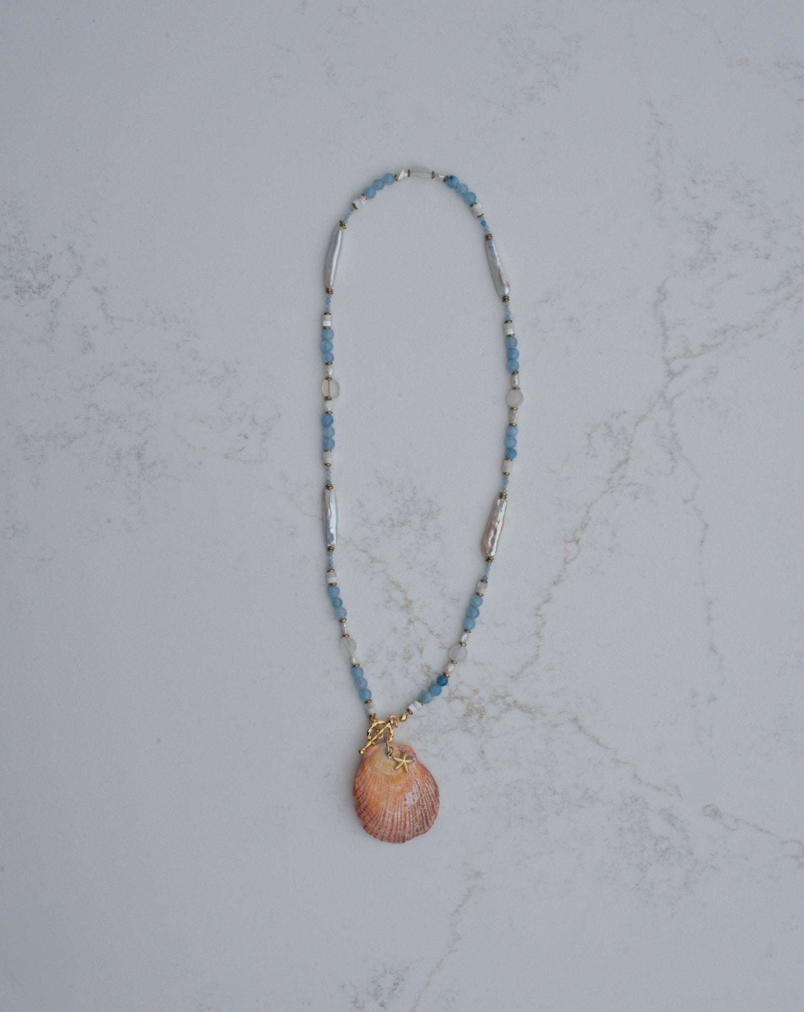Sunset Shell Necklace